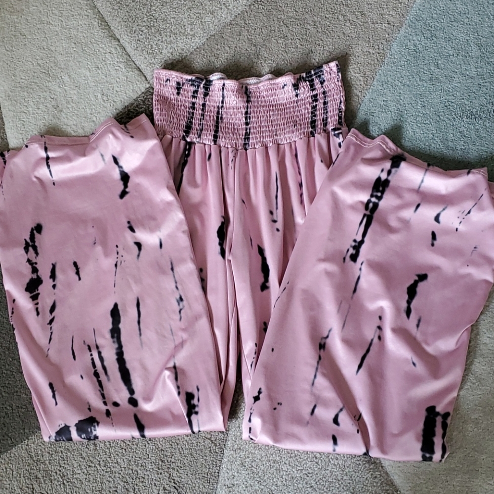 Wide leg tye dye pants - Picture 3 of 6